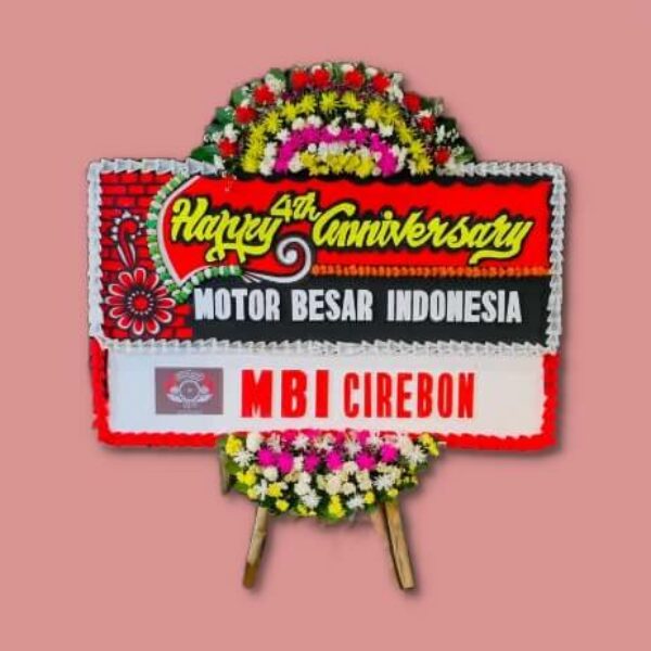 Bunga Papan Happy Anniversary