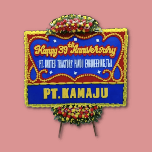 Bunga Papan Happy Anniversary